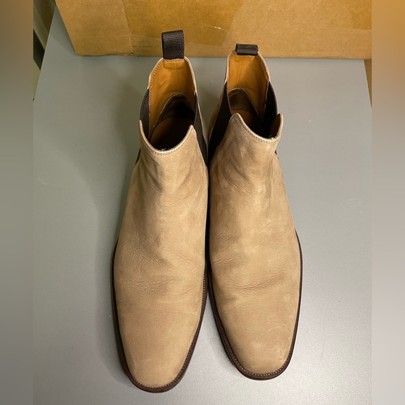 Aldo chelsea boots color is buff / light tan men’s 9 - Picture 7 of 9